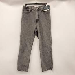 Abercrombie & Fitch Women Gray Wash Ultra High Rise Jeans NWT sz 28