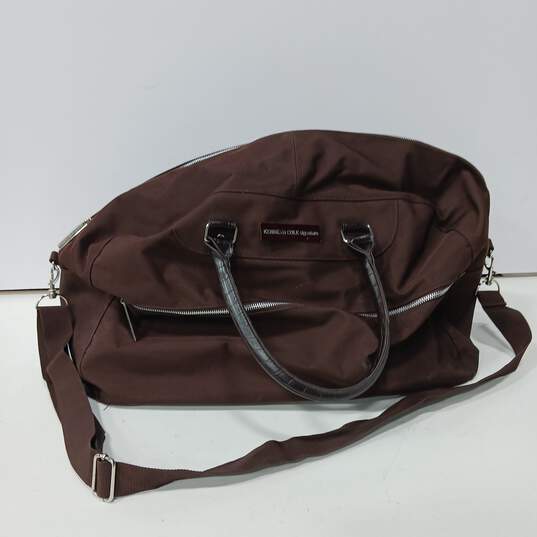 Kenneth Cole Women's Brown Canvas Luggage image number 1