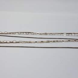 Sterling Silver Asst. Gemstone Pendant 18 - 20 Inch Necklace Bundle 3pcs 19.4g alternative image