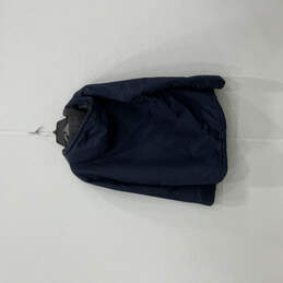 Mens Blue Long Sleeve Hooded Pocket Full-Zip Windbreaker Jacket Size Medium alternative image