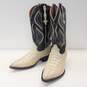 Rodeo Bravo Textured Leather Pointed Toe Men Western Boot US 8 image number 4