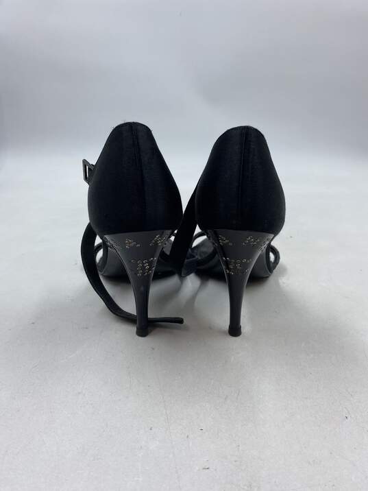 Authentic Chanel Black Pump Heel Women 7 image number 3
