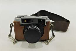 Yashica J 35mm Rangefinder Film Camera w/ Leather Case alternative image