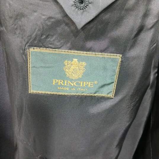 Principe Men's Black Suitcoat Size 46 image number 3
