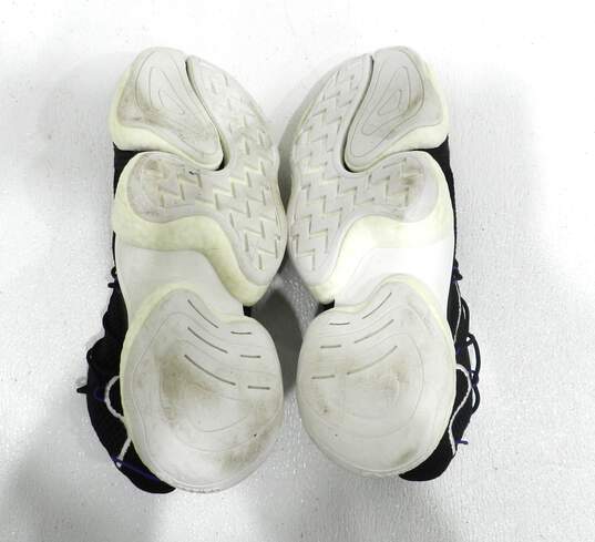 adidas Crazy BYW LVL 1 Black White Men's Shoe Size 9.5 image number 4