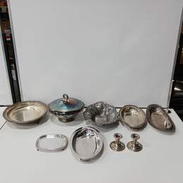 Bundle of Assorted Silver Dishware