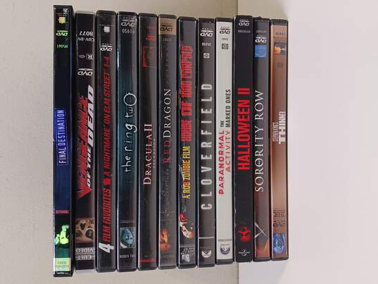 Bundle of 12 Assorted Horror DVDs image number 1