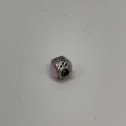 Designer Pandora 925 Sterling Silver Radiant Heart CZ Stone Beaded Charm alternative image