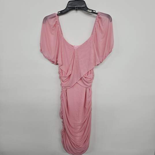 Pink Ruched Dress image number 1