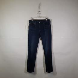 Mens 511 5 Pockets Design Dark Wash Denim Skinny Leg Jeans Size 33X34