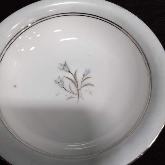 Set of 7 Vintage Bluebell Floral Bowls, Plates, Tea Cup & Saucer image number 3