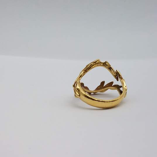 18k Gold Ring Enhancer Size 5.5 5.0g image number 4