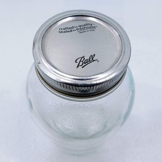 2 Vintage Canning Jars Ball Ideal Aqua Blue No. 8 Bicentennial image number 2