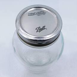 2 Vintage Canning Jars Ball Ideal Aqua Blue No. 8 Bicentennial alternative image