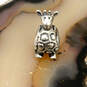 Designer Pandora S925 ALE Sterling Silver Giraffe Slide Beaded Charm image number 1