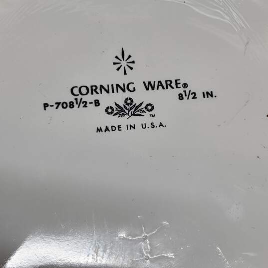 Corning Ware 8.5 in. Green and White Lidded Braiser image number 4