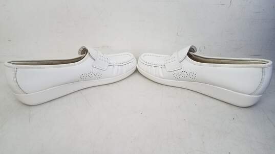 SAS Classic White Nubuck Comfort Shoes 8.5 W image number 4