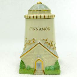 2002 Lenox Lighthouse Seaside Spice Jar Fine Ivory China Cinnamon