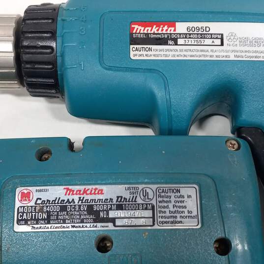 Bundle Of 3 Assorted MAKITA Drills w/ Chargers & Power Cord image number 4