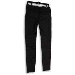 Womens Gray Plaid Flat Front Zip Pockets Straight Leg Ankle Pants Size 6/28 alternative image