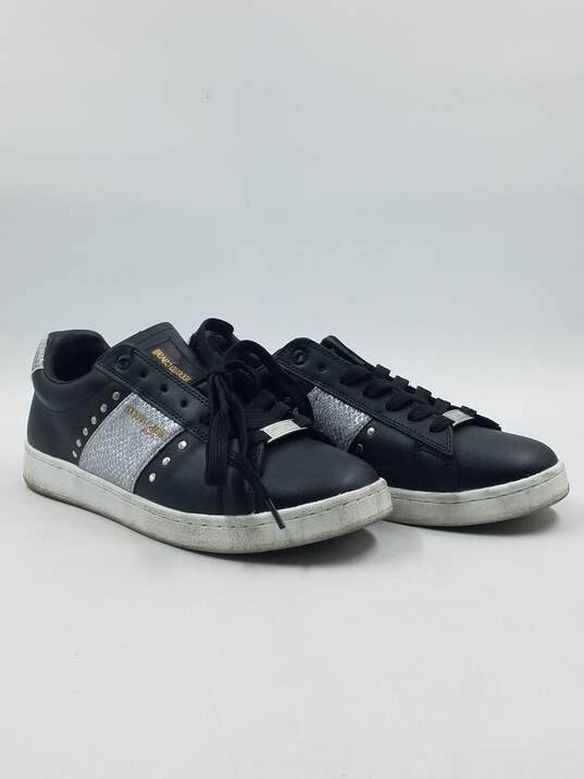 Authentic Roberto Cavalli Sport Black Low Sneakers W 9 image number 3