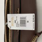 NWT Womens Brown Leather Classic Semi Chain Single Strap Crossbody Bag image number 6