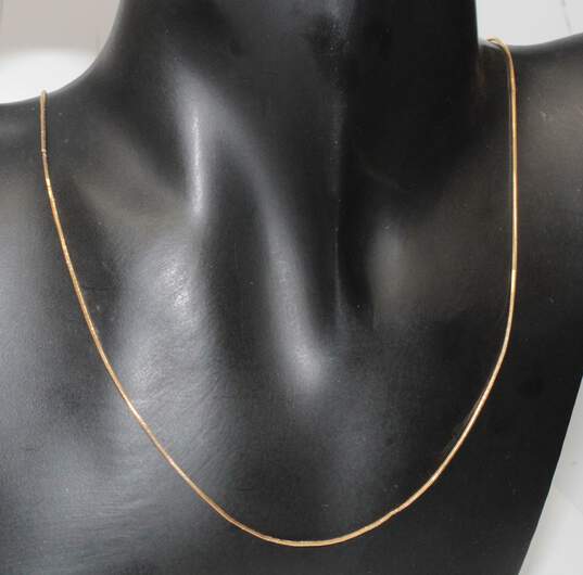 14K Yellow Gold Necklace Chain-2.81g image number 1