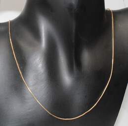 14K Yellow Gold Necklace Chain-2.81g