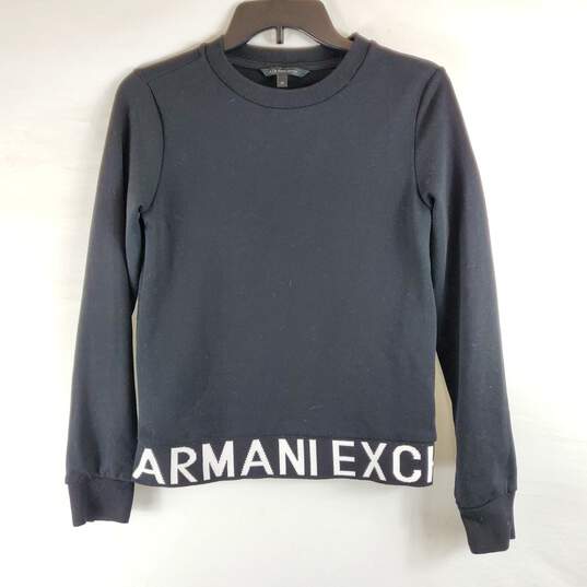 Armani Exchange Women Black Long Sleeve XS image number 1