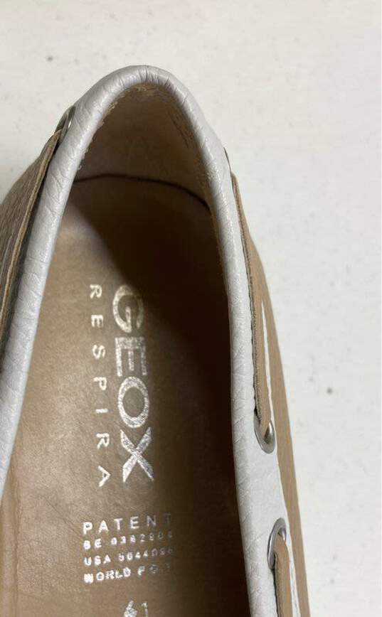 Geox Respira Beige Driving Loafer Casual Boat Shoe Women's Size 41EU/8US image number 7