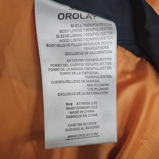 Orolay Blue Puffer Jacket image number 3