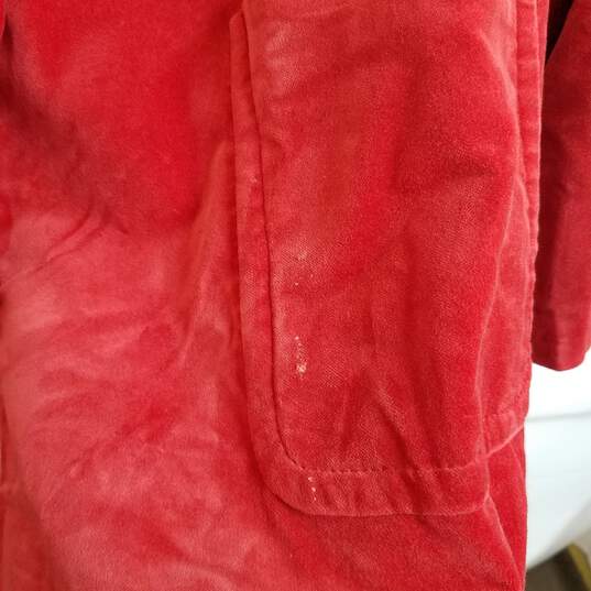 Boden red velvet vintage style jacket size 10 image number 3