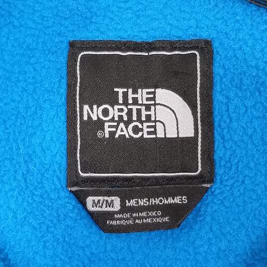 Men's Black & Blue North Face Jacket Size M image number 5