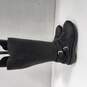 Women's Black Leather Boots Size 7 image number 4