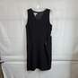 Jones New York Vintage Black Wool Sleeveless Dress WM Size 14 NWT image number 1