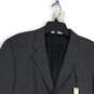 NWT Kenneth Cole Mens Charcoal Long Sleeve Three Button Sport Blazer Size 46R image number 3