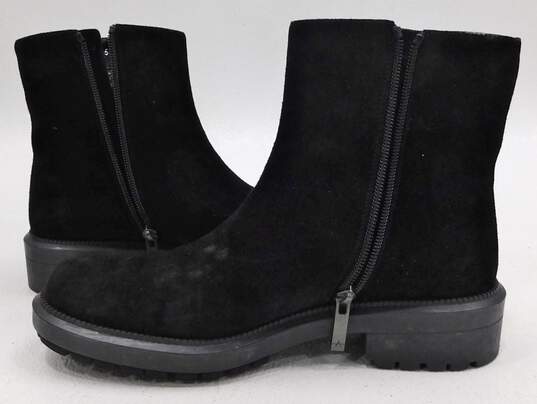 Aquatalia Black Suede Ankle Boot Women's Size 8 image number 3