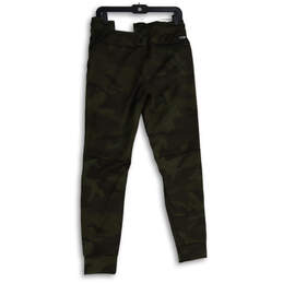 NWT Mens Green Black Camouflage Tapered Leg Jogger Pants Size S Tall alternative image