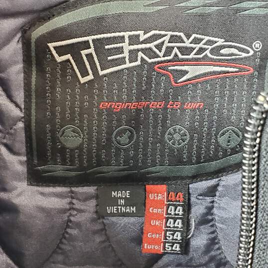 Teknic Motorsports Nylon Black Motorcycle Jacket Size 44 image number 3