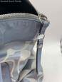 Coach Womens Beige Blue Signature Logo Inner Pockets Tote Crossbody Bag image number 4