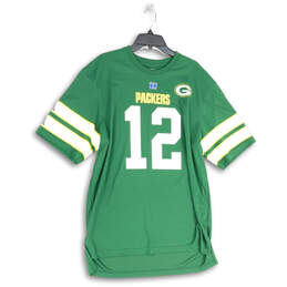 Mens Green White Green Bay Packers Aaron Rodgers #12 NFL Football Jersey Size XL