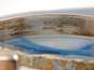 Signed Muskett 925 Southwestern Turquoise Lapis Spiny Oyster Inlay Cuff Bracelet image number 5