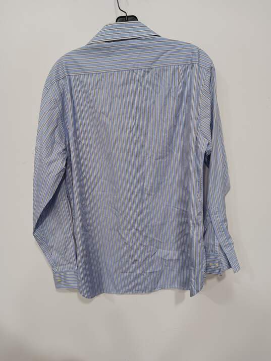 Men's Michael Kors Striped Dress Shirt Sz 15.5 image number 2