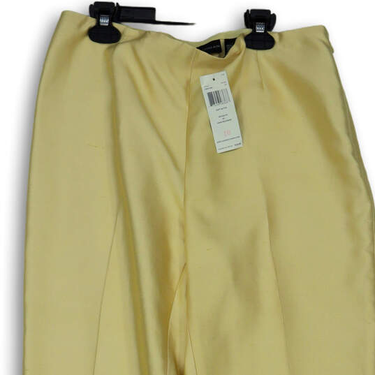 NWT Womens Golden Lambs Skin Soft Butter Straight Leg Dress Pants Size 10 image number 3