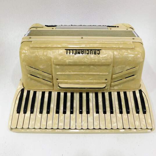 VNTG Crucianelli by Pancordion Inc. Brand 41 Key/120 Button Piano Accordion (Parts and Repair) image number 12