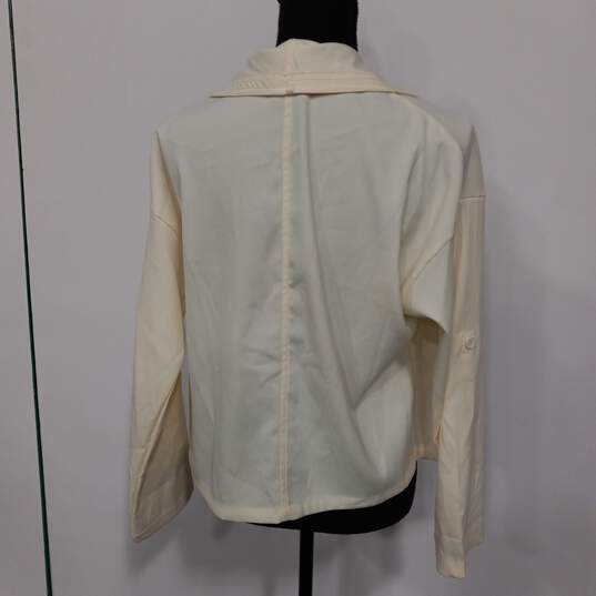 Max Studio Women's Ivory Open Front Blazer Jacket Size S NWTJacket image number 3