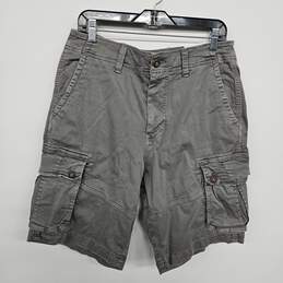 Gray Cargo Shorts