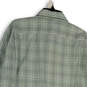 NWT Mens Green White Long Sleeve Point Collar Button-Up Shirt Size X-Large image number 4