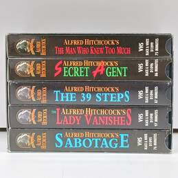 5pc Classic Alfred Hitchcock VHS Tape Box Set