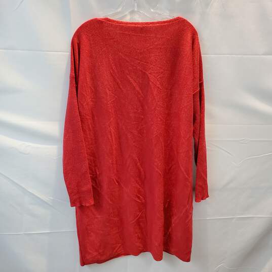 Eileen Fisher Oversized Tunic Pullover Wool Sweater Women's Size S image number 2
